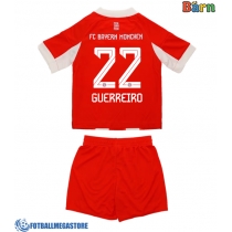 Fotballdrakt Barn Bayern Munich Raphael Guerreiro #22 Hjemmedraktsett 2025-26 Kortermet (+ Korte bukser)